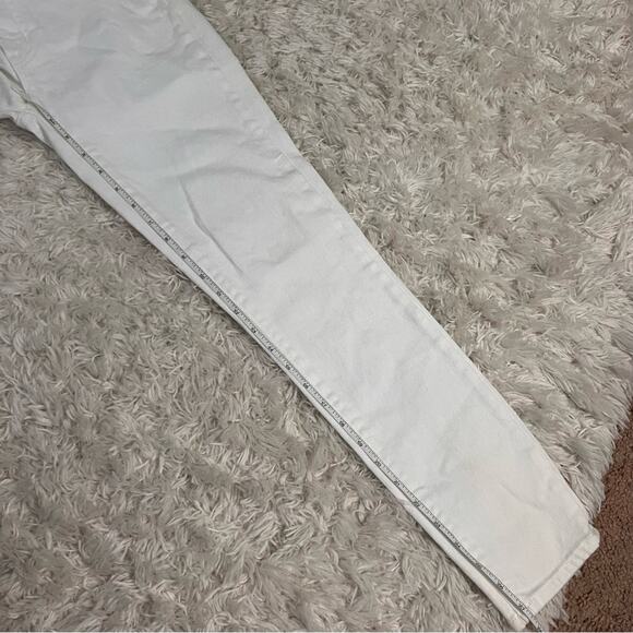 J.Crew Stretch White Denim Jeans Size 25 - Picture 8 of 8